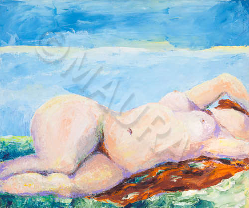 MAURAH ALLONG&Eacute;E DANS LA MER