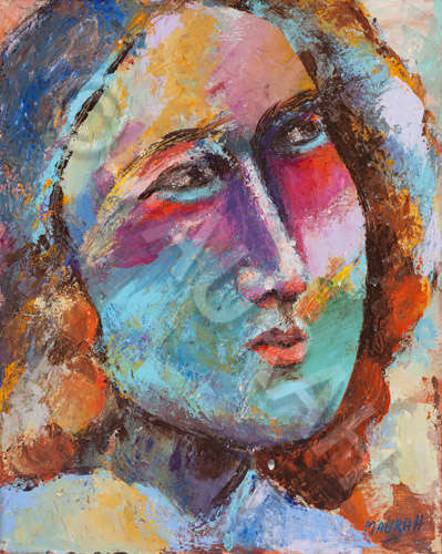 MAURAH T&Ecirc;TE DE FEMME MULTICOLORE